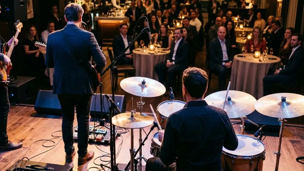 Drumer playing 